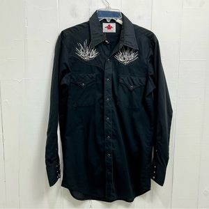 MWG VINTAGE Embroidered Western Rockabilly Shirt